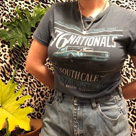 Mossimo Supply Co. Tops - Vintage looking Race Car tee shirt